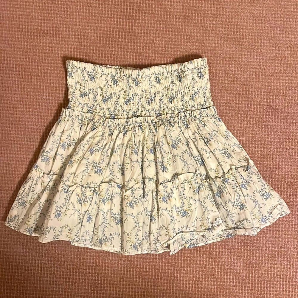 We’re All Pretty Girls Ruffled, Floral, Summer Skirt